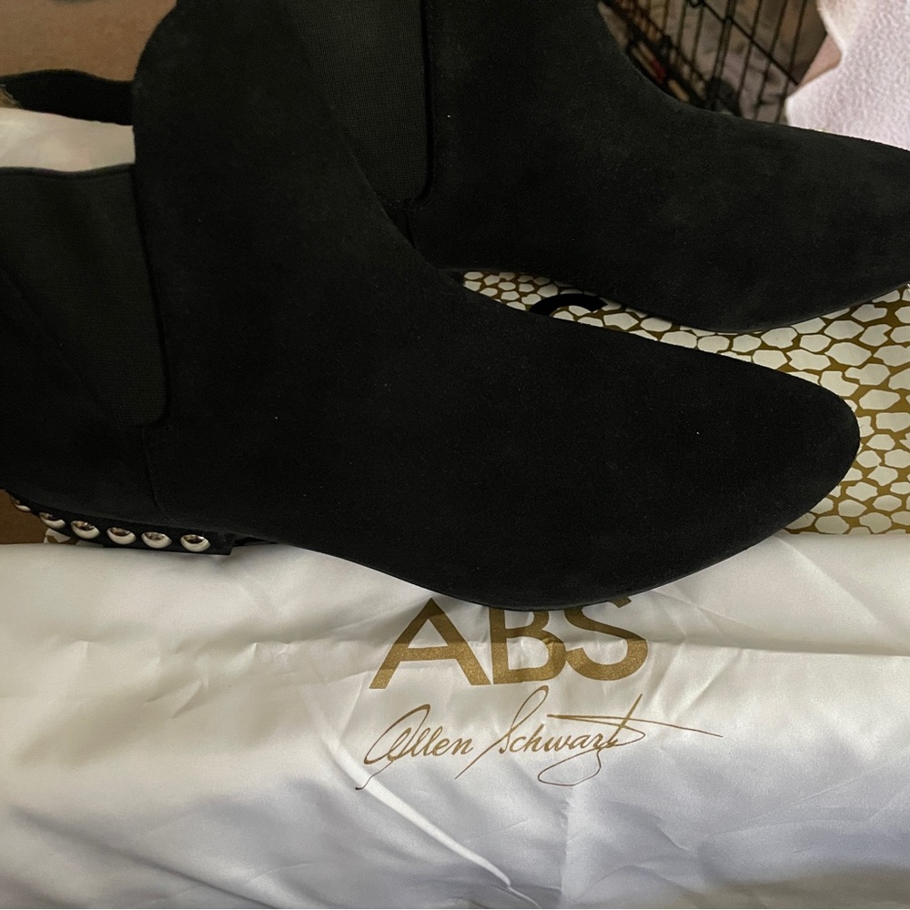 ABS Allen Schwartz Black Women's Ankle Boots ~ 9M Trisha